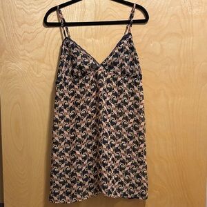 Patterned sheer chemise